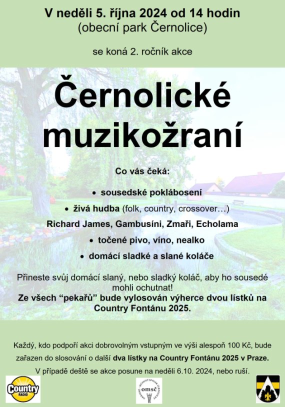 Černolické muzikožraní 5.10. 