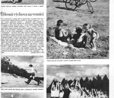 1954 - život v obci na stránkách časopisu Svět v obrazech