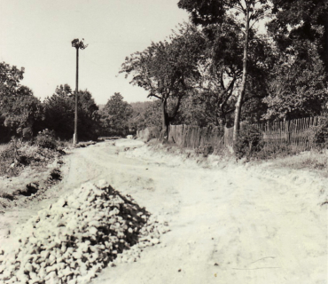 1973 - výstavba silnice k Všenorům